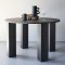 Juno table de salle � manger �120cm noir.