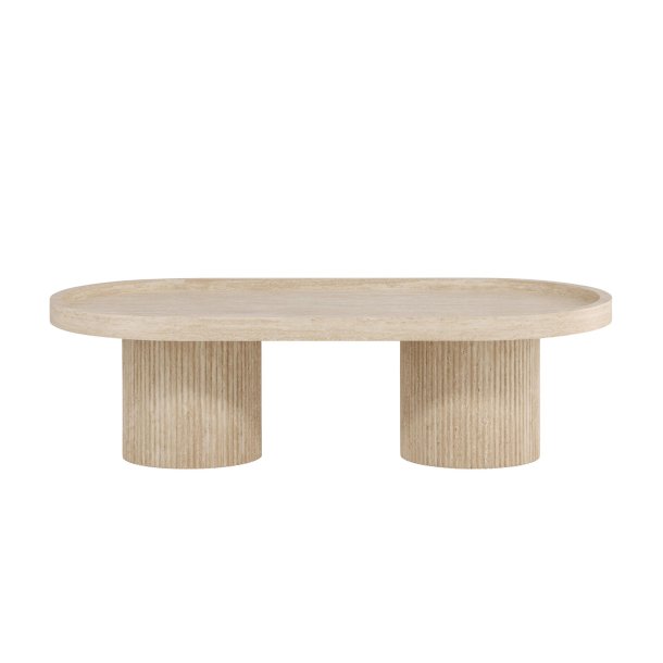 Krille Couchtisch beige.