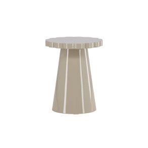 Krull Beistelltisch wei� Nachttisch �45 cm beige.