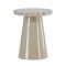 Krull Beistelltisch wei� Nachttisch �45 cm beige.