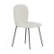 Carl matstol sammet beige.