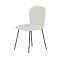 Carl matstol sammet beige.