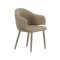 Evelin matstol armst�d sammet beige.