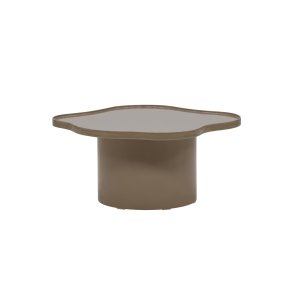 Ilse Couchtisch Ø90 cm braun.