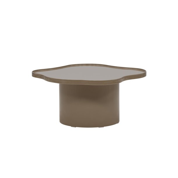 Ilse Couchtisch Ø90 cm braun.