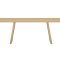 Logga matbord 100x210cm natur.