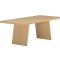 Logga matbord 100x210cm natur.
