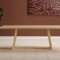 Logga matbord 100x210cm natur.