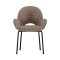 Florensa matstol armst�d sammet brun.
