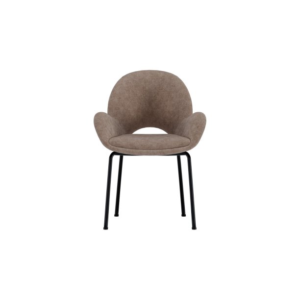 Florensa matstol armst�d sammet brun.