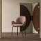 Florensa matstol armst�d sammet brun.
