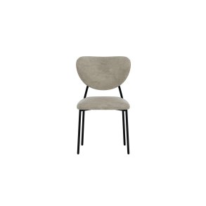 Butterfly matstol sammet beige.