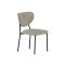 Butterfly matstol sammet beige.