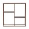 Staal Regal 3 Regalb�den Walnuss-Dekor.