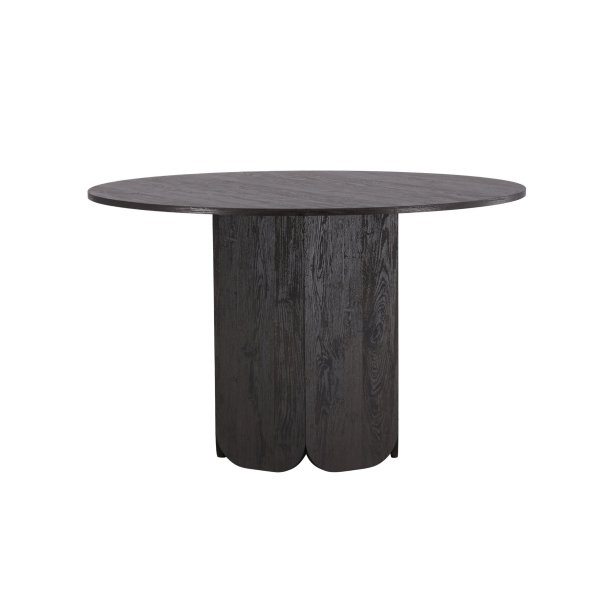 Tekla Esstisch Ø120 cm schwarz.