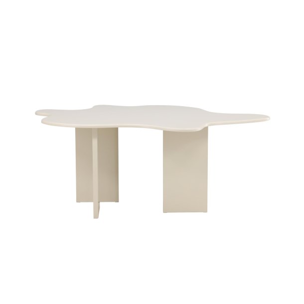Flower Esstisch 123x190 cm beige.