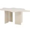 Flower Esstisch 123x190 cm beige.