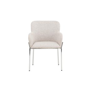 V�t� matstol armst�d beige.