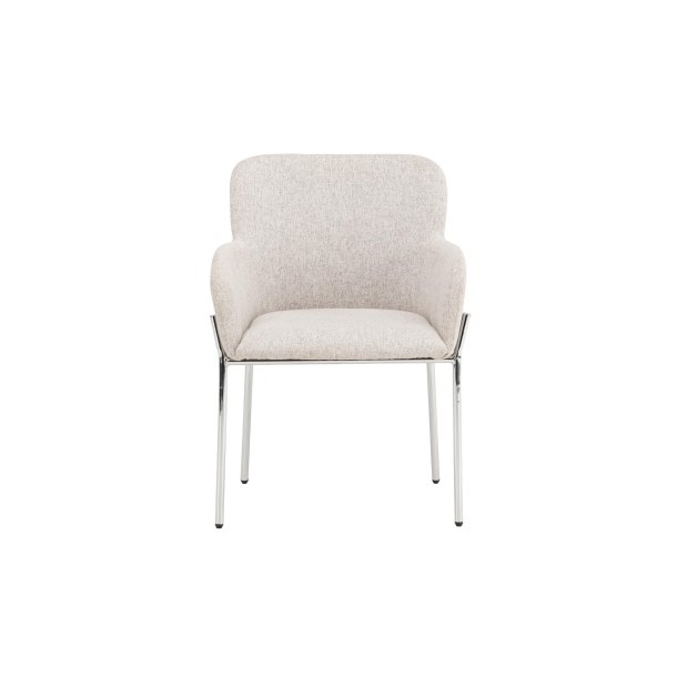 V�t� matstol armst�d beige.