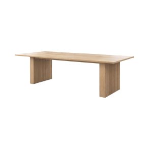 Humle matbord 100x200/300cm med utdrag natur.