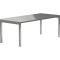 Cilo Esstisch 95x210 cm silberfarben.
