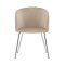 Berit matstol armst�d sammet beige.