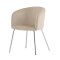 Berit matstol armst�d sammet beige.