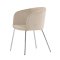 Berit matstol armst�d sammet beige.