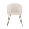 Berit matstol armst�d sammet beige.