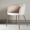 Berit matstol armst�d sammet beige.