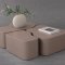 Nordland Couchtisch Set mit 3 braun.