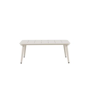 Lina Gartentisch 90x90cm beige.