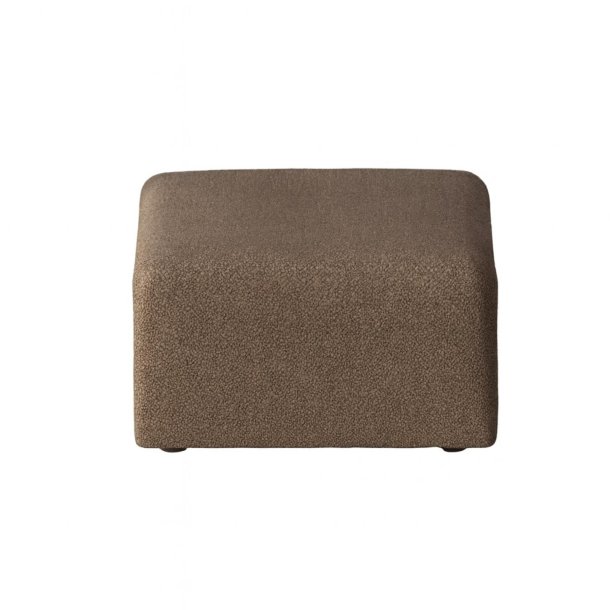 Cubic poef bruin.