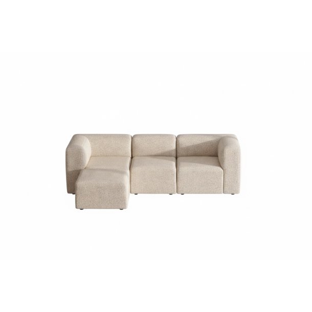 Cubic M sjeselongsofa hyre eller venstrevent beige.
