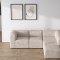 Cubic XL sjeselongsofa hyre eller venstrevent beige.