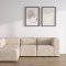 Cubic XL sjeselongsofa hyre eller venstrevent beige.