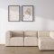 Cubic XL sjeselongsofa hyre eller venstrevent beige.