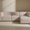 Cubic XL sofa szezląg prawy lub lewy beżowy.