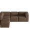 Cubic XL sofa szezląg prawy lub lewy brązowe.