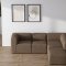 Cubic XL sjeselongsofa hyre eller venstrevent brun.
