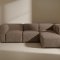 Cubic XL sofa szezląg prawy lub lewy brązowe.