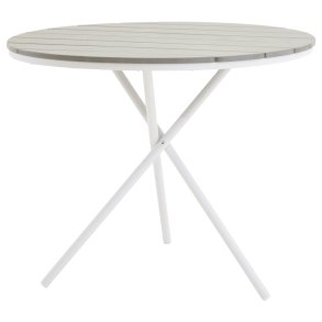 Parma soffbord 90cm gr, vit.