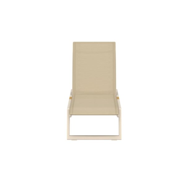 Mexico chaise longue beige.
