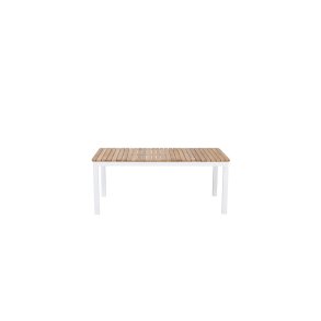 Brasilia sofabord hvid,teak.