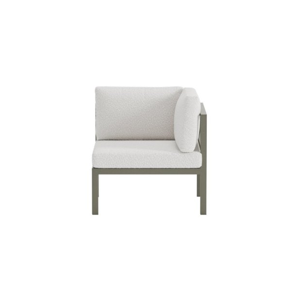 Copacabana havesofa hj�rnemodul brun.