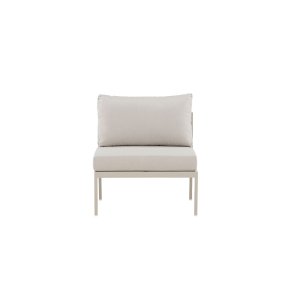 Copacabana Gartensofa Mittelsegment beige.