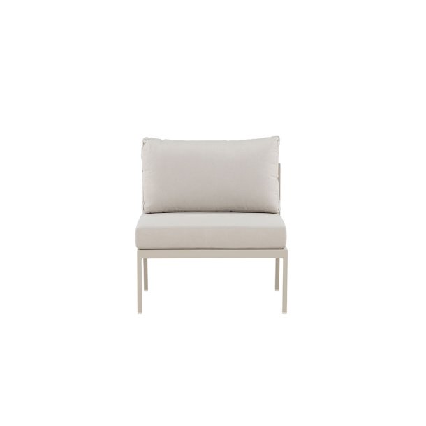 Copacabana Gartensofa Mittelsegment beige.