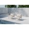Copacabana Gartensofa Mittelsegment beige.
