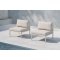 Copacabana Gartensofa Mittelsegment beige.