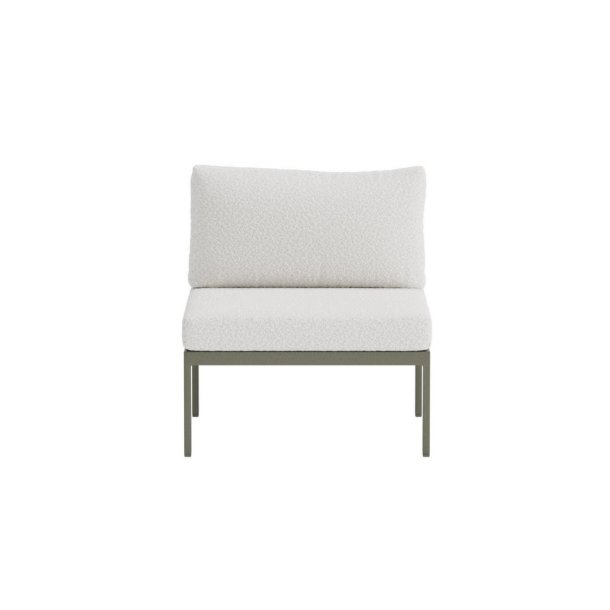 Copacabana havesofa midtmodul brun.